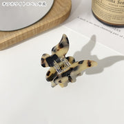 バンスクリップ ヘアクリップ 髪留め レディース 女性 ヘアアクセサリー ファッション雑貨 蝶 ちょうちょ グラデーション ミックス べっ甲風 ブルー グリーン オフホワイト フェミニン ガーリー カジュアル 可愛い キュート おしゃれ