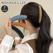 ヘアクリップ バナナクリップ ヘアアクセサリー レディース シンプル 無地 単色 髪留め 髪飾り まとめ髪 ヘアアレンジ ホールド 大きめ おしゃれ かわいい カジュアル デイリー 普段使い オフィス お出かけ 女性用 婦人用