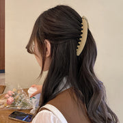 ヘアクリップ バナナクリップ ヘアアクセサリー レディース シンプル 無地 単色 髪留め 髪飾り まとめ髪 ヘアアレンジ ホールド 大きめ おしゃれ かわいい カジュアル デイリー 普段使い オフィス お出かけ 女性用 婦人用