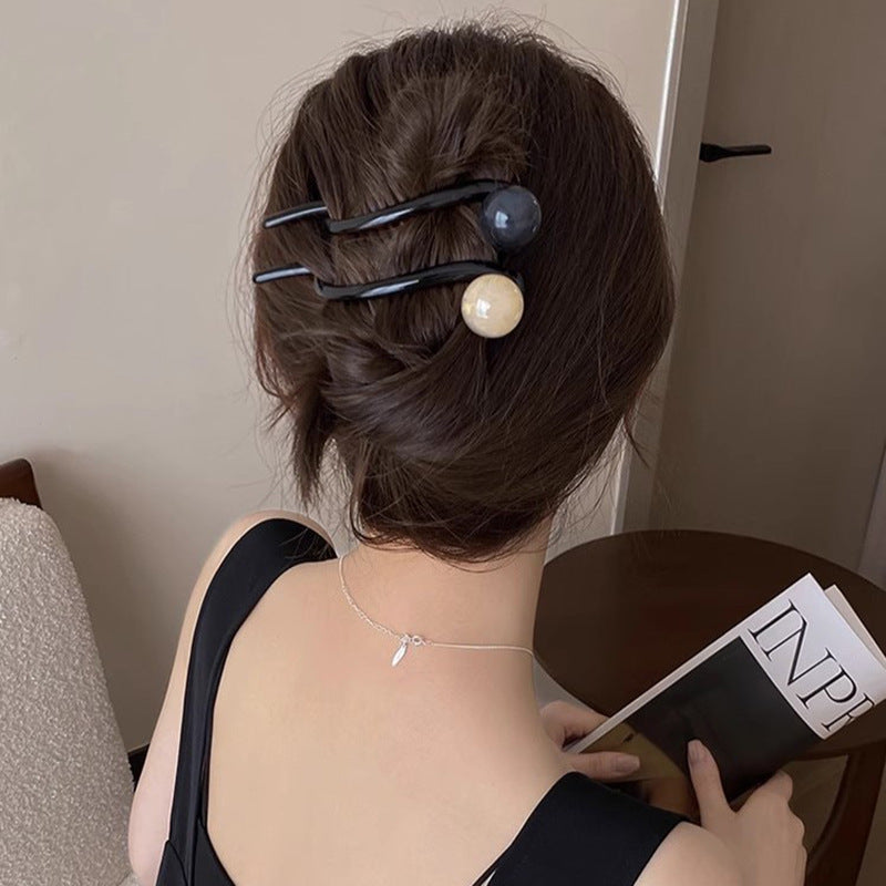 ヘアクリップ バナナクリップ レディース ヘアアクセサリー 髪留め 髪飾り 商品画像4