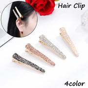 ヘアクリップ レディース ヘアアクセサリー 髪留め 髪飾り ヘアピン ラインストーン フェイクパール おしゃれ かわいい 華やか 上品 キラキラ 小さめ
