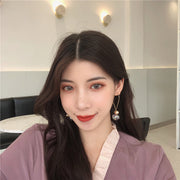 アメリカンピアス レディース アクセサリー 女性用 ワイヤー ボール 球 玉 透け感 シアー おしゃれ かわいい 大ぶり 大きめ 揺れる 垂れる お出かけ フェミニン エレガント カジュアル デイリー ギフト プレゼント 贈り物 婦人用
