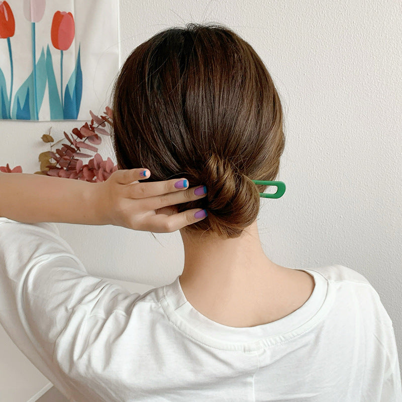 かんざし U字コーム コーム レディースヘアアクセサリー ヘアピン ヘアコーム 商品画像2
