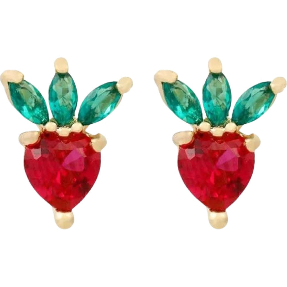 ピアス スタッドピアス レディース アクセサリー プレゼント 果物 イチゴ バリエーション画像