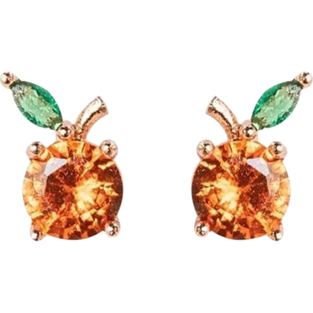 ピアス スタッドピアス レディース アクセサリー プレゼント 果物 オレンジ バリエーション画像