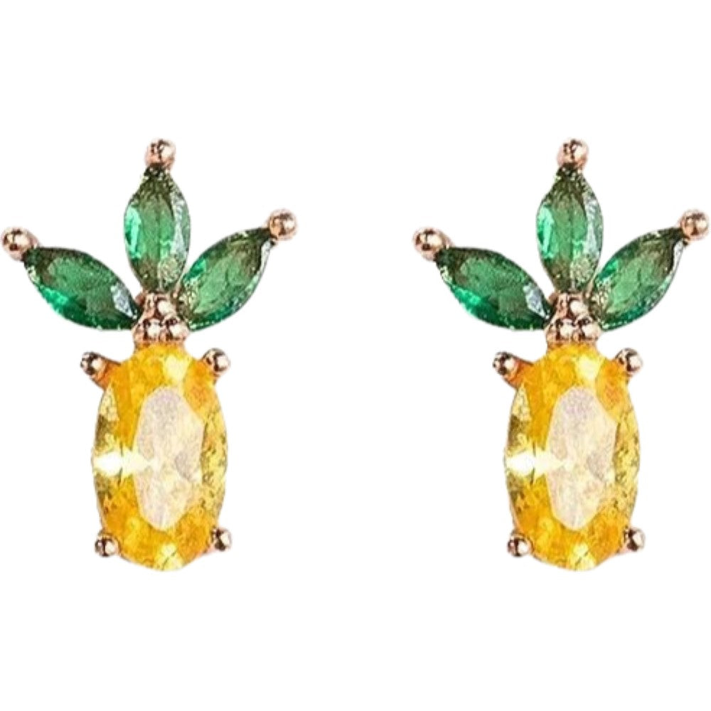 ピアス スタッドピアス レディース アクセサリー プレゼント 果物 フルーツモチーフ ラインストーン 可愛い 小ぶり 華奢 小さめ ビジュー 宝石風 天然石風 重ね付け 普段使い かわいい おしゃれ 女性 婦人 ガールズ 彼女 妻 嫁 恋人 友達 ギフト 贈り物 誕生日 記念日 母の日 ホワイトデー