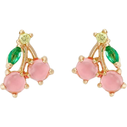 ピアス スタッドピアス レディース アクセサリー プレゼント 果物 ピンク バリエーション画像