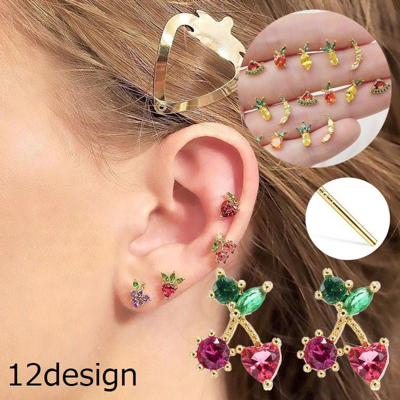 ピアス スタッドピアス レディース アクセサリー プレゼント 果物 商品画像