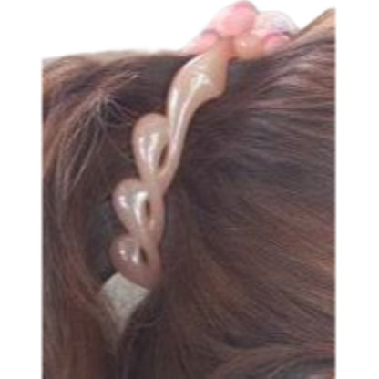 ヘアクリップ バナナクリップ ヘアアクセサリー レディース 女性 婦人 ピンク バリエーション画像
