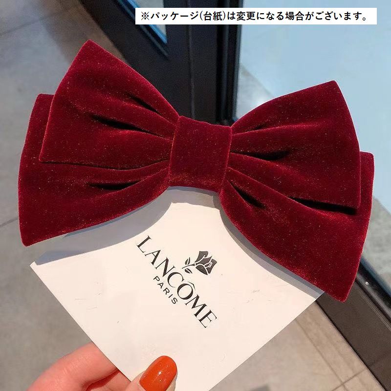 ヘアクリップ くちばしクリップ リボン レディース 女性用 ヘアアクセサリー 商品画像3