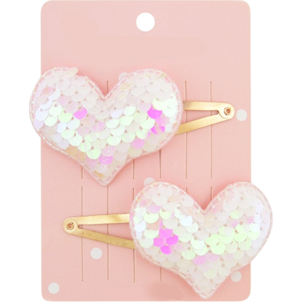 ヘアピン ぱっちん留め パッチンどめ ヘアアクセサリー 同色2個セット キッズ 4 バリエーション画像