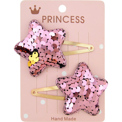 ヘアピン ぱっちん留め パッチンどめ ヘアアクセサリー 同色2個セット キッズ 6 バリエーション画像