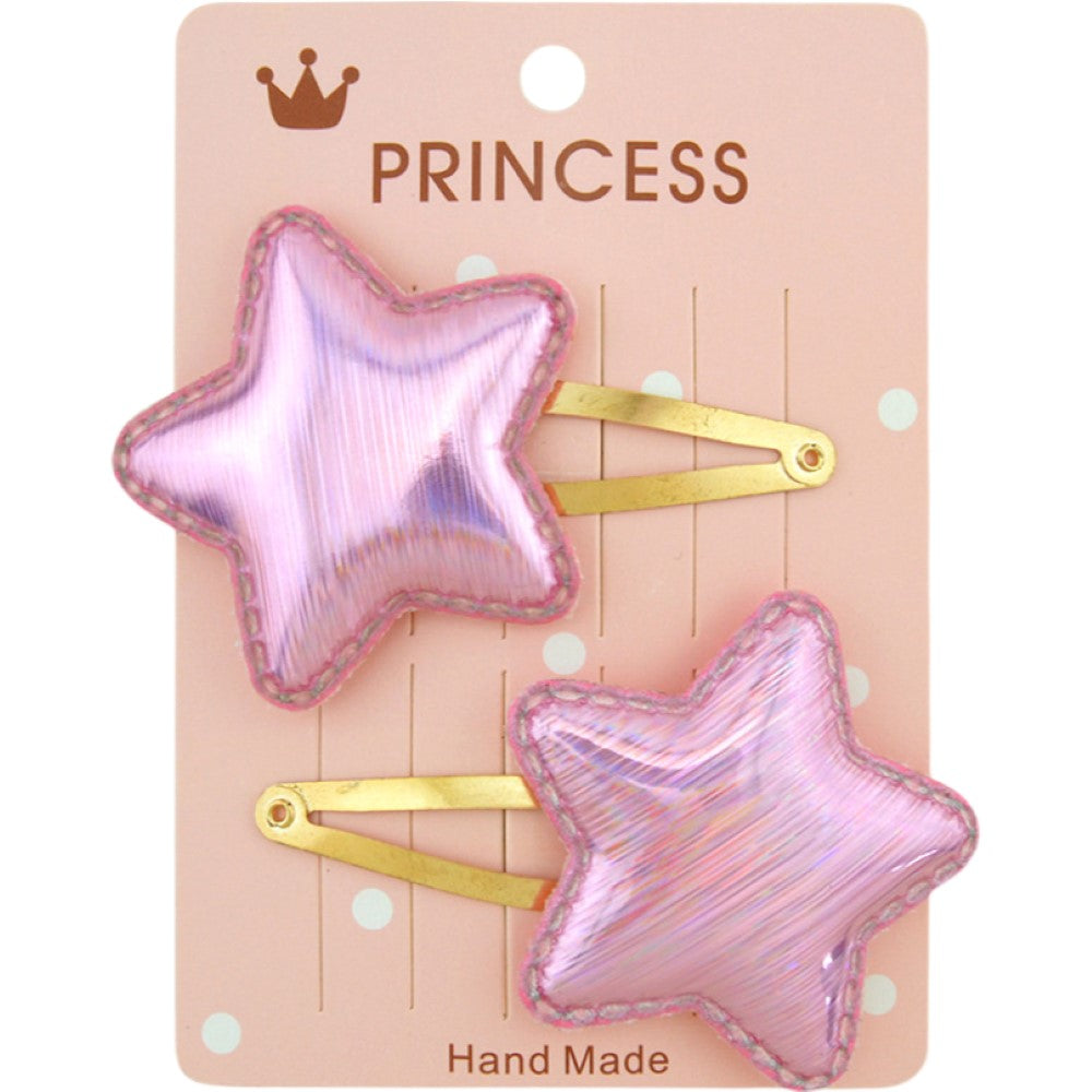 ヘアピン ぱっちん留め パッチンどめ ヘアアクセサリー 同色2個セット キッズ 8 バリエーション画像