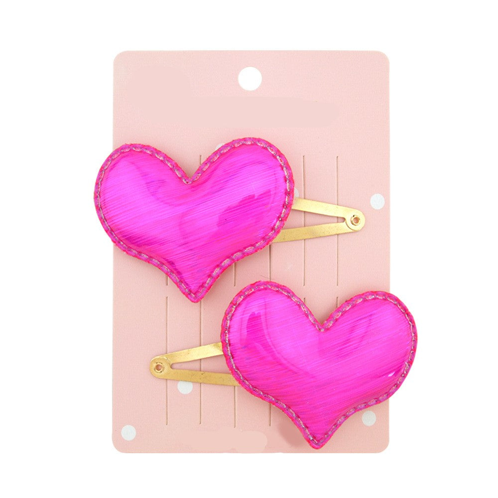 ヘアピン ぱっちん留め パッチンどめ ヘアアクセサリー 同色2個セット キッズ 商品画像2