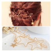 ヘアピン ヘアクリップ ヘアアクセサリー 髪留め スター 星 ハート 細身 おでかけ レディース 女性用 カジュアル かわいい おしゃれ