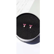 ピアス スタッドピアス レディース 女性 アクセサリー フェイクパール ラインストーン ハート 小さめ 小ぶり 揺れる かわいい おしゃれ