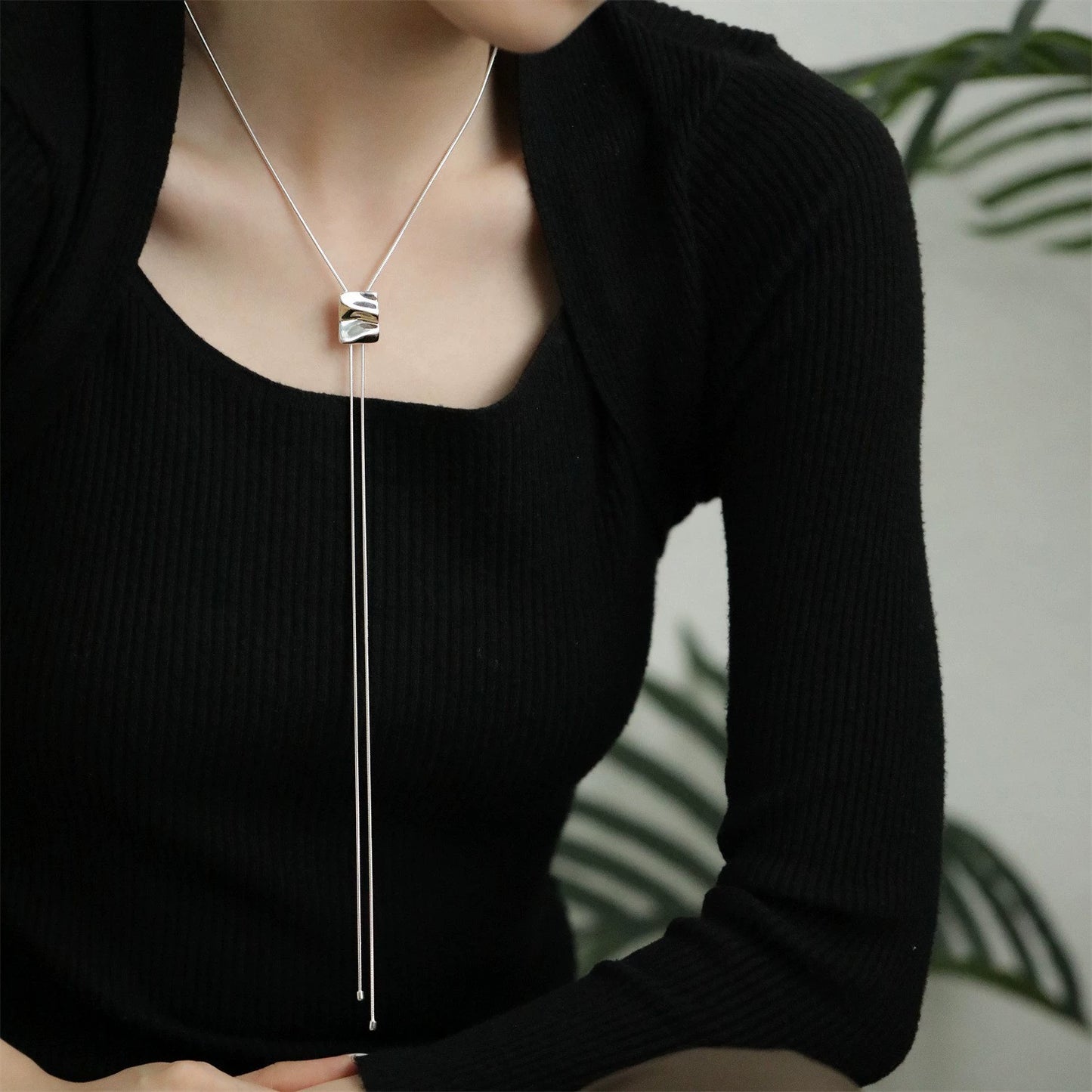 ネックレス ペンダント Y字 ループタイ レディース 女性 商品画像3