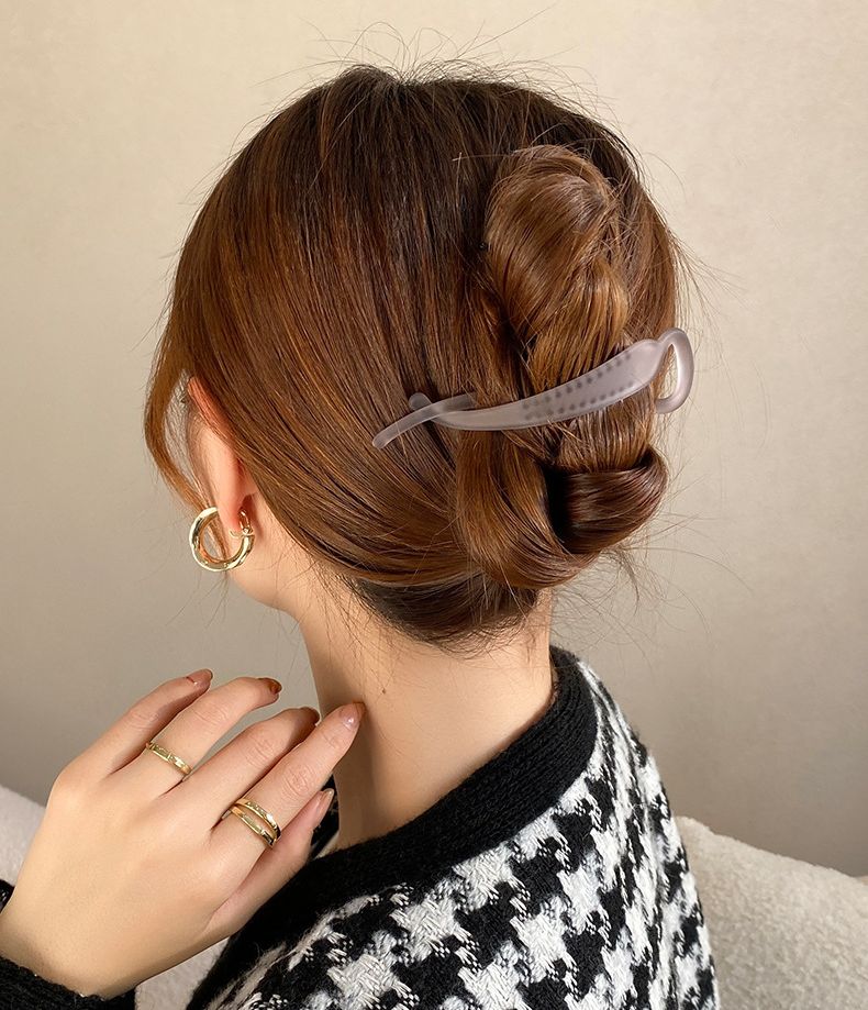 ヘアクリップ バナナクリップ レディース ヘアアクセサリー 髪留め 髪飾り 商品画像2