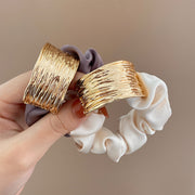 シュシュ レディース ヘアアクセサリー シンプル おしゃれ 大人っぽい エレガント