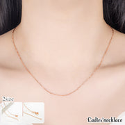 ネックレス レディース 女性用 アクセサリー チェーン シンプル ゴールドカラー 定番 ベーシック 普段使い フェミニン カジュアル デイリー おしゃれ きれいめ エレガント オフィス 通勤 婦人用