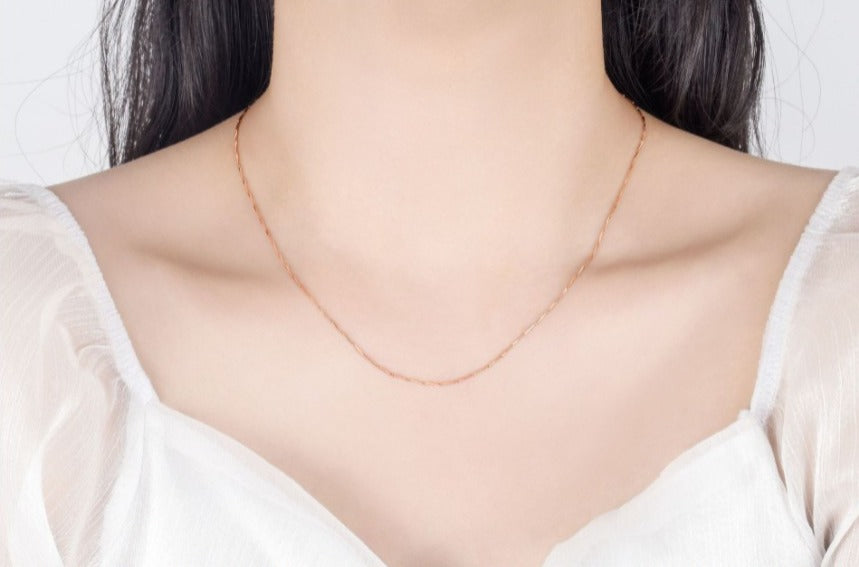 ネックレス レディース 女性用 アクセサリー チェーン シンプル 商品画像2