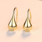 フックピアス レディース 女性 アクセサリー 耳飾り ピアス 両耳用 しずく 雫 小ぶり 華奢 かわいい シンプル 上品 きれいめ キュート 単色 キラキラ お出かけ 通勤 プレゼント ギフト 金色 銀色