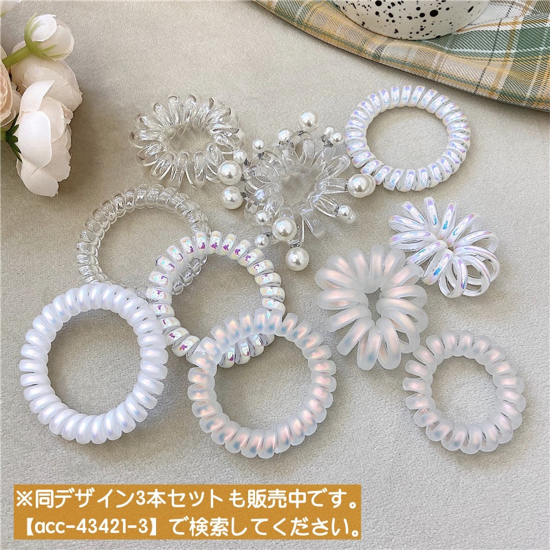 ヘアゴム スプリングゴム 単品 1本 レディース 女性 商品画像2