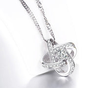 ペンダントトップ ペンダントヘッド チャーム レディース 女性 アクセサリーパーツ ファッション雑貨 小物 フラワー クロスリング ラインストーン シルバーカラー シンプル かわいい キュート エレガント キラキラ プレゼント ギフト