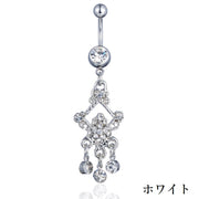ボディピアス へそピアス 単品 1個 レディース アクセサリー バナナバーベル ラインストーン 女性 キラキラ 可愛い おしゃれ カーブドバーベル プレゼント 誕生日 記念日 贈り物 ギフト ファッション小物