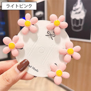 ヘアクリップ 同色5個セット ヘアアクセサリー 子供用 キッズ 女の子 レディース 女性用 髪留め 髪飾り 花 フラワー おしゃれ かわいい ヘアアレンジ ガーリー お出かけ デイリー ギフト プレゼント 子ども用 こども 女児 女子