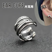イヤーカフ 片耳用 単品 メンズ レディース 男性 女性 アクセサリー イヤークリップ ノンホールピアス 羽根 かっこいい おしゃれ