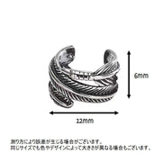 イヤーカフ 片耳用 単品 メンズ レディース 男性 女性 アクセサリー イヤークリップ ノンホールピアス 羽根 かっこいい おしゃれ