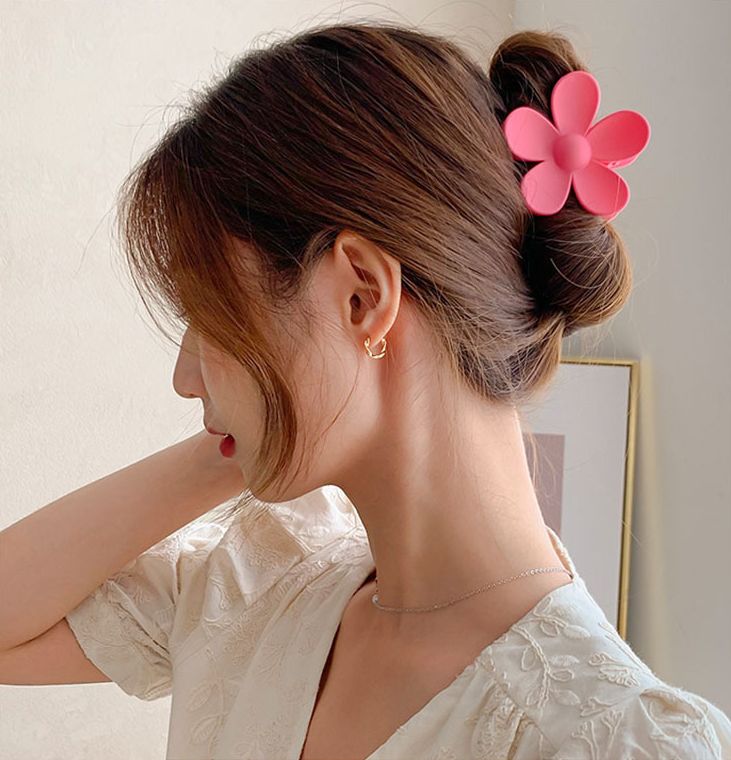 バンスクリップ ヘアクリップ レディース ヘアアクセサリー 髪留め 髪飾り 商品画像3