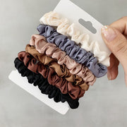 ヘアゴム 6本セット 6個セット レディース ヘアアクセサリー シュシュ風 おしゃれ かわいい シンプル 髪留め 髪飾り ヘアアレンジ カジュアル 日常