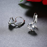 フックピアス アクセサリー レディース 女性用 ファッション小物 ラインストーン 大粒 上品 エレガント シンプル おしゃれ かわいい プレゼント ギフト 誕生日 記念日