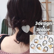 ヘアゴム レディース ヘアアクセサリー 髪飾り 髪留め メタルプレート シンプル 上品 ハート 幾何学 三角形 トライアングル まとめ髪 ヘアアレンジ カジュアル デイリー 普段使い お出かけ 髪かざり 髪どめ かわいい おしゃれ ファッション小物 雑貨 女性 ゴールドカラー シルバーカラー