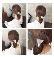 ヘアゴム レディース ヘアアクセサリー 髪飾り 髪留め メタルプレート シンプル 上品 ハート 幾何学 三角形 トライアングル まとめ髪 ヘアアレンジ カジュアル デイリー 普段使い お出かけ 髪かざり 髪どめ かわいい おしゃれ ファッション小物 雑貨 女性 ゴールドカラー シルバーカラー