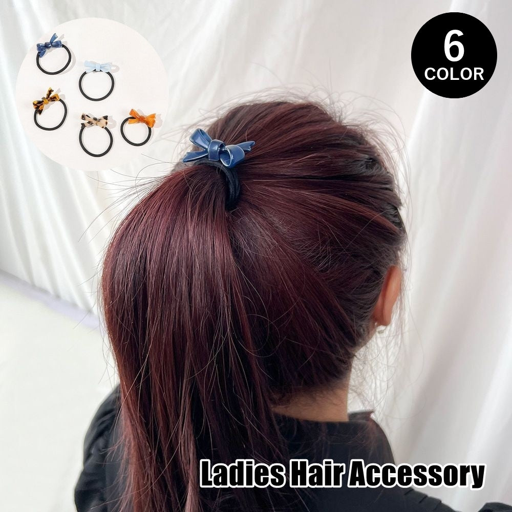 ヘアゴム 単品 髪ゴム レディース 女性 婦人 ヘアアクセサリー ファッション小物 リボン ヒョウ柄 シンプル 髪飾り まとめ髪 かわいい おしゃれ