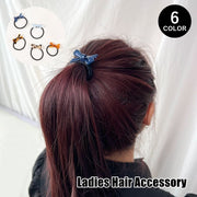 ヘアゴム 単品 髪ゴム レディース 女性 婦人 ヘアアクセサリー ファッション小物 リボン ヒョウ柄 シンプル 髪飾り まとめ髪 かわいい おしゃれ