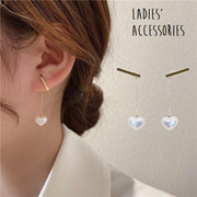 ピアス スタッドピアス 両耳用 バックキャッチ レディース 女性 アクセサリー 耳飾り ハート フェイクパール ロング スティック バー 揺れる シンプル きらきら 上品 ゆらゆら かわいい キュート 定番 おしゃれ プレゼント ギフト 記念日 お出かけ