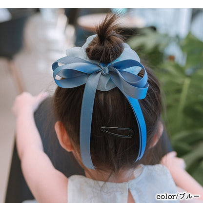 ヘアゴム シュシュ リボン キッズ 子供用 女の子 商品画像5