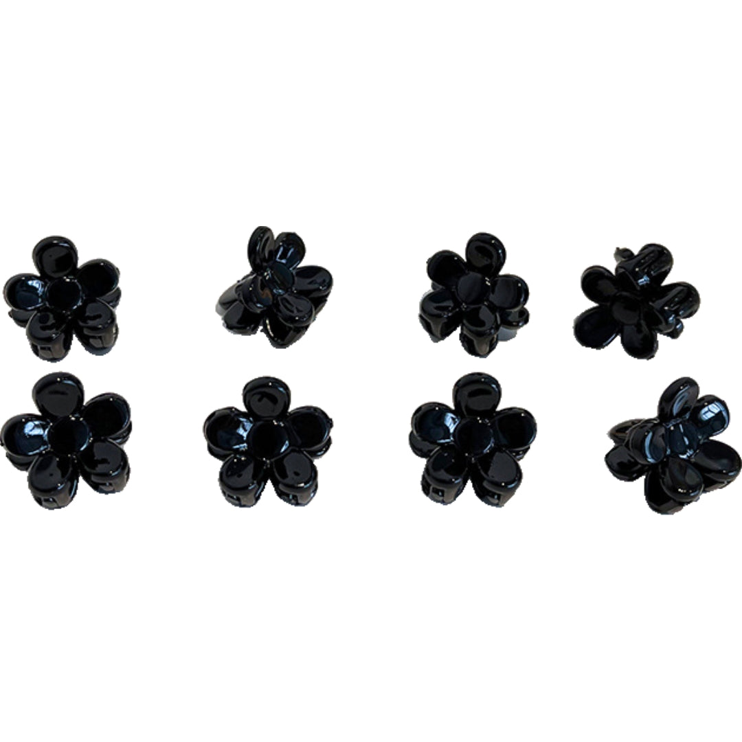ヘアクリップ ミニバンスクリップ 同色10個セット ヘアアクセサリー レディース 小さめ ブラック バリエーション画像
