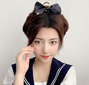 ヘアクリップ バンスクリップ レディース 女性 婦人 ヘアアクセサリー 髪留め 髪飾り まとめ髪 上品 リボン ヘアアレンジ おしゃれ シンプル お出かけ