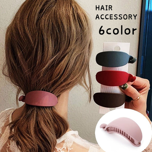 バナナクリップ ヘアクリップ レディース 女性 ヘアアクセサリー 髪留め 商品画像