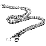 チェーンネックレス メンズ アクセサリー シンプル 編み込み風 ターラント 首飾り 太さ 2.5mm 3mm 長さ 45cm 50cm 55cm 60cm カジュアル デイリー おしゃれ かっこいい ギフト プレゼント 贈り物 男性用 レディース 女性用 ユニセックス 男女兼用