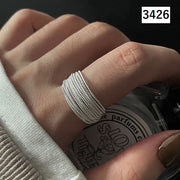 指輪 リング レディース 女性用 ファッション小物 オープンリング 重ね付け レイヤード 2連 多連 ボリューム おしゃれ エレガント かわいい 上品 プレゼント ギフト 誕生日 記念日 デイリー 普段使い