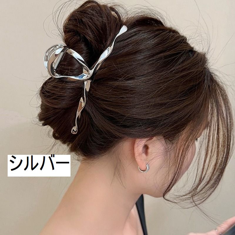 ヘアクリップ レディース 女性 ヘアアクセサリー バンスクリップ 髪留め 商品画像5