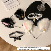 チョーカー レディース 女性用 アクセサリー 首飾り 首輪 レース リボン 鈴付き 可愛い おしゃれ コスプレ コスチューム 仮装 イベント ハロウィン パーティー