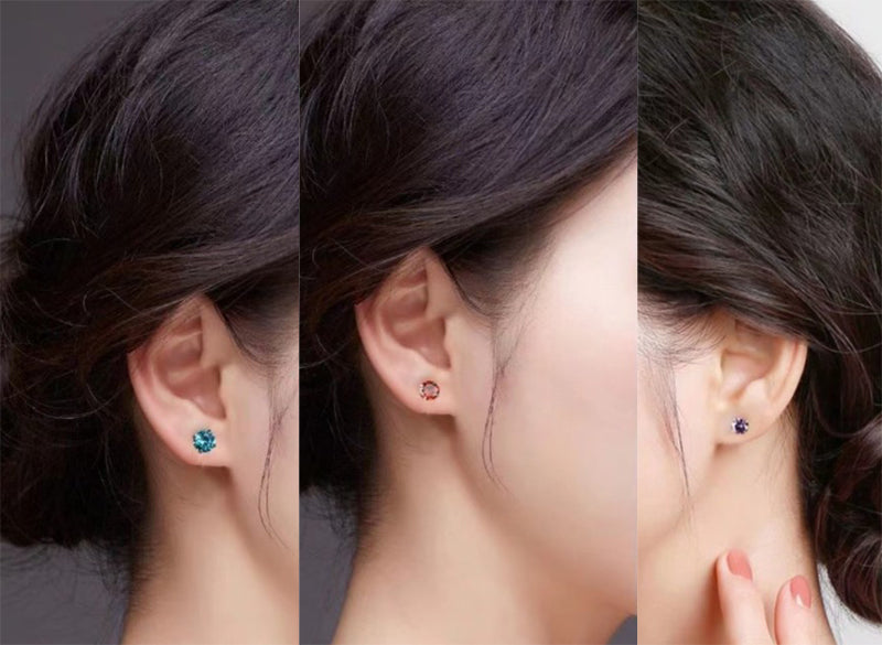 スタッドピアス レディース アクセサリー 女性用 誕生石風 小さめ 商品画像3