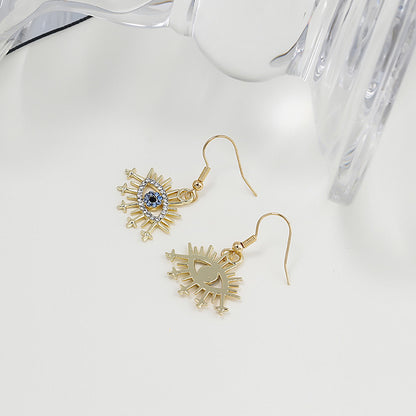 ピアス フックピアス プロビデンスの目 ラインストーン アクセサリー レディース 商品画像5